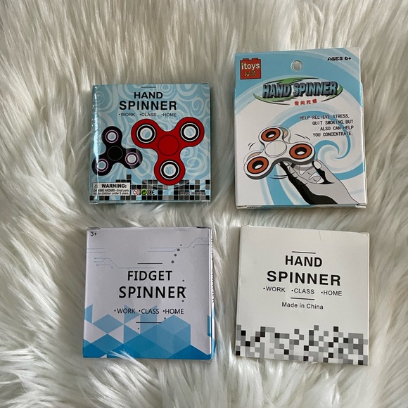 4 Fidget Hand Spinners - New - Picture 8 of 8